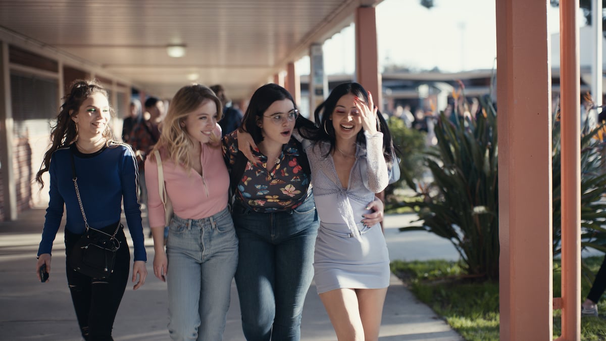 Euphoria actors Sophia-Rose Wilson, Sydney Sweeney, Barbie Ferreira, and Alexa Demie