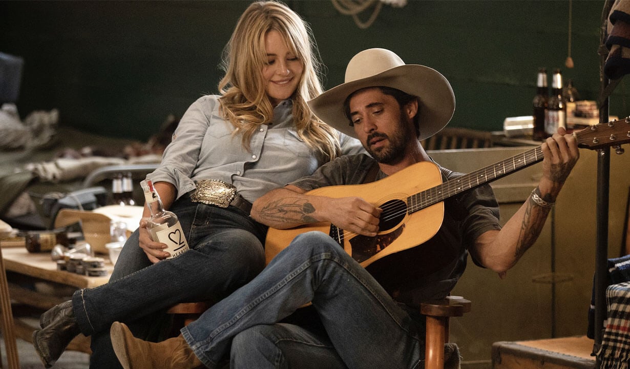 Yellowstone stars Hassie Harrison and Ryan Bingham