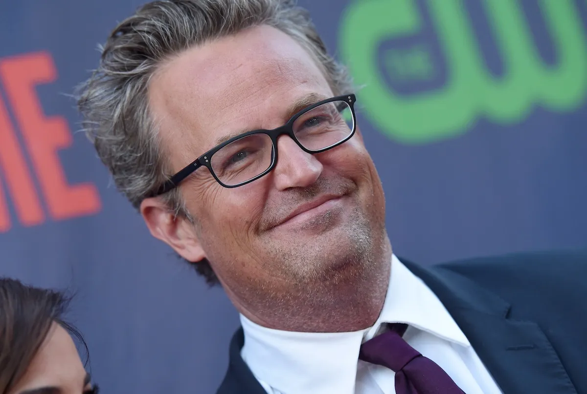 Matthew Perry with glasses