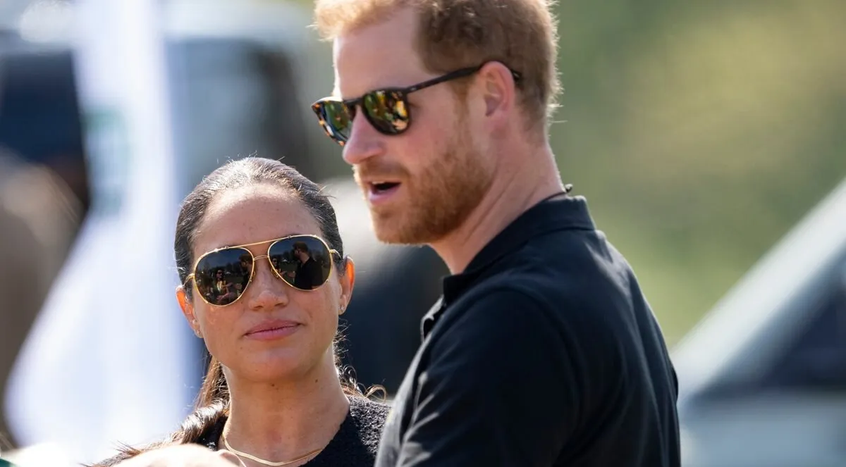 Meghan Markle and Prince Harry attend the Invictus Games at Zuiderpark in The Hague, Netherlands